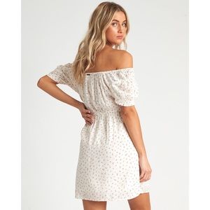 Billabong White Floral Dress